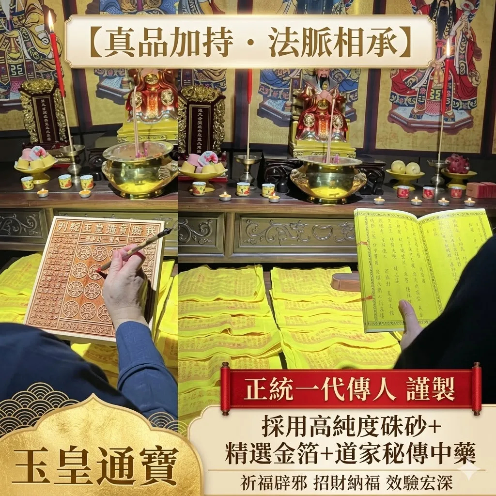 【正一道龍虎玄墰製作】☯️正版玉皇通寶 純手工拓印玉皇紙萬貫錢官錢 敬奉神明!還債贈庫!祭祀先人!